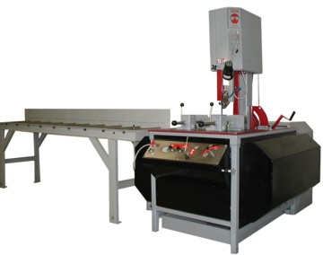 CobraFab Industries vertical bandsawing machines