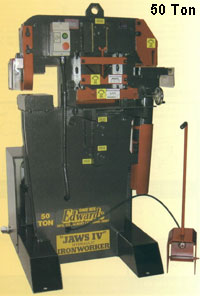 Edwards 50 ton hydraulic Ironworker  machine