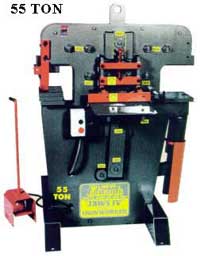 Edwards 55 ton hydraulic Ironworkers