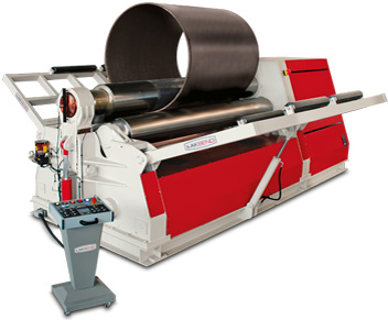 Photo of 4 roll plate rolling machine
