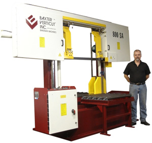 Double Column Bandsaw - Baxter Verticut 800SA