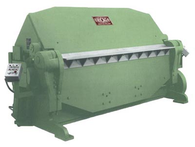 Chicago Dreis & Krump heavy duty power leaf brake - standard and box & pan to bend up to 3/4 thick steel plate