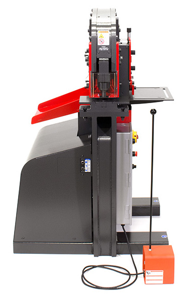 Edwards 60 ton Ironworker - punch end view