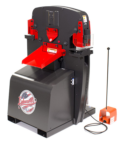 Edwards 60 ton Ironworker - rear photo