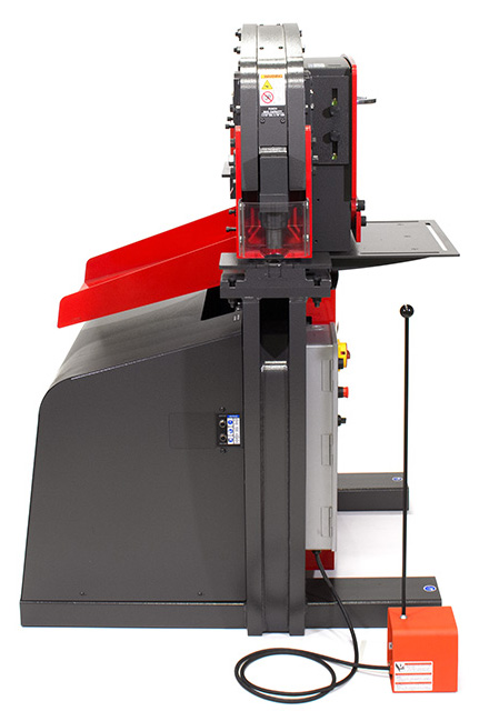 Edwards 75 ton Ironworker - punch end view
