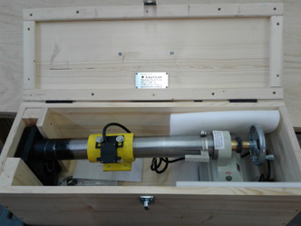 Powerfeed in shipping/storage box.
